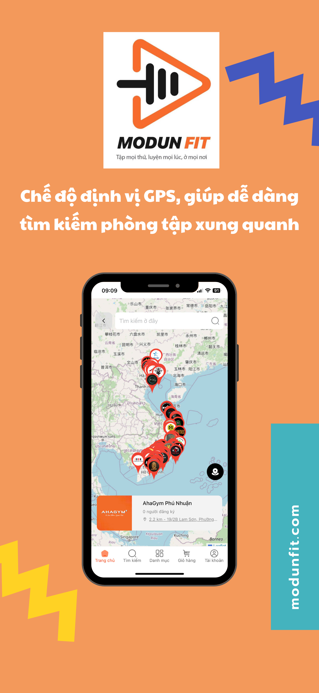 ModunFit Chính Thức Ra Mắt App Tập Gym & Đặt Sân Thể Thao Trên Apple Store và Google Play