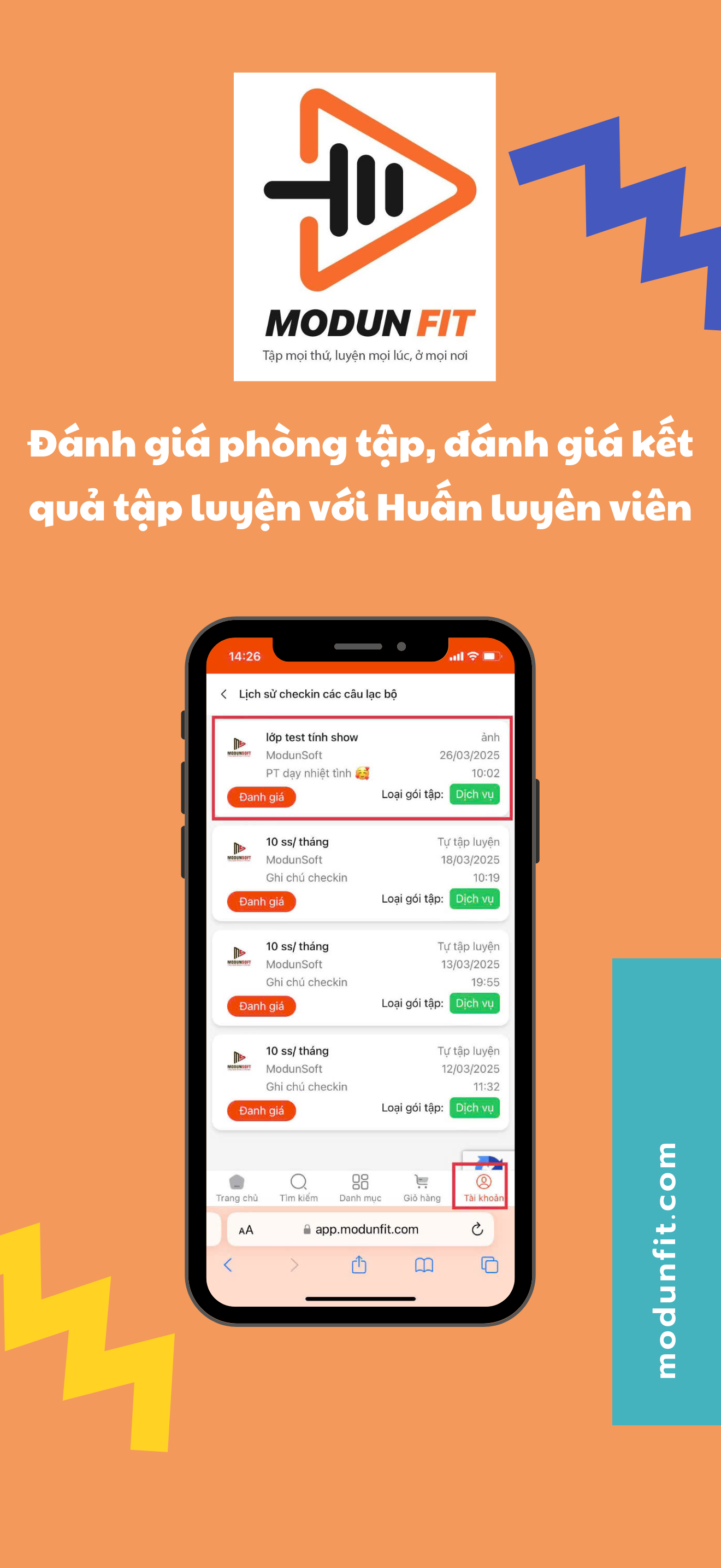 ModunFit Chính Thức Ra Mắt App Tập Gym & Đặt Sân Thể Thao Trên Apple Store và Google Play