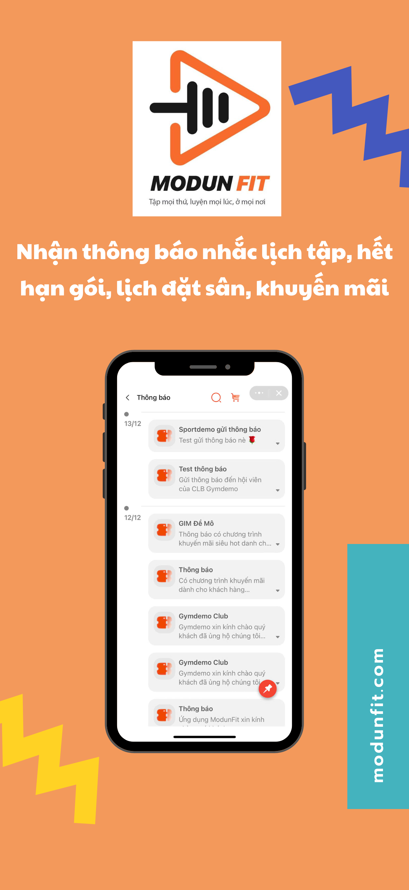 ModunFit Chính Thức Ra Mắt App Tập Gym & Đặt Sân Thể Thao Trên Apple Store và Google Play