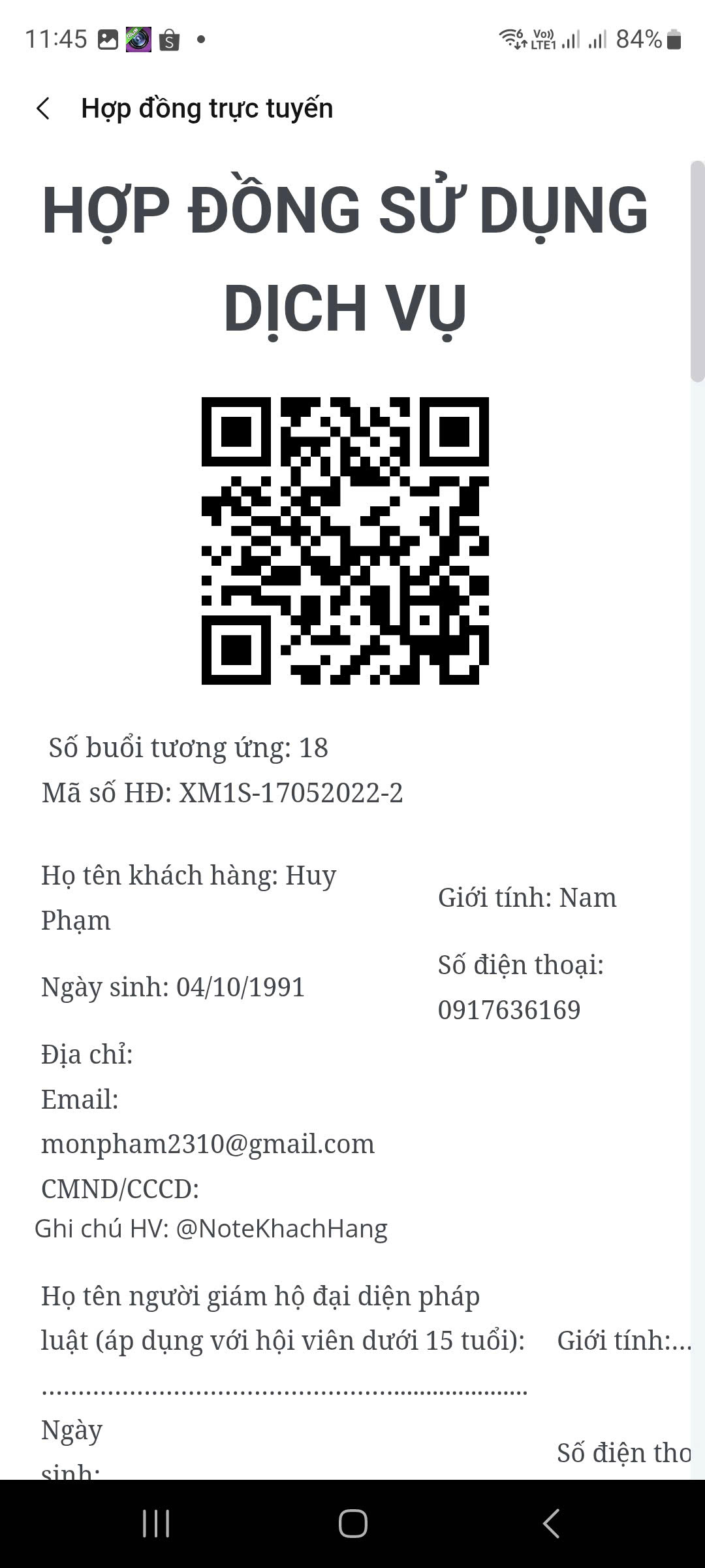 Ứng dụng tìm phòng gym, hợp đồng điện tử phòng tập, quản lý gói tập gym online, gia hạn thẻ tập tự động, app quản lý fitness
