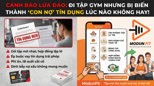 Sập Bẫy Nợ Tín Dụng Khi Đi Tập Gym: Cảnh Báo Và Giải Pháp Từ App ModunFit